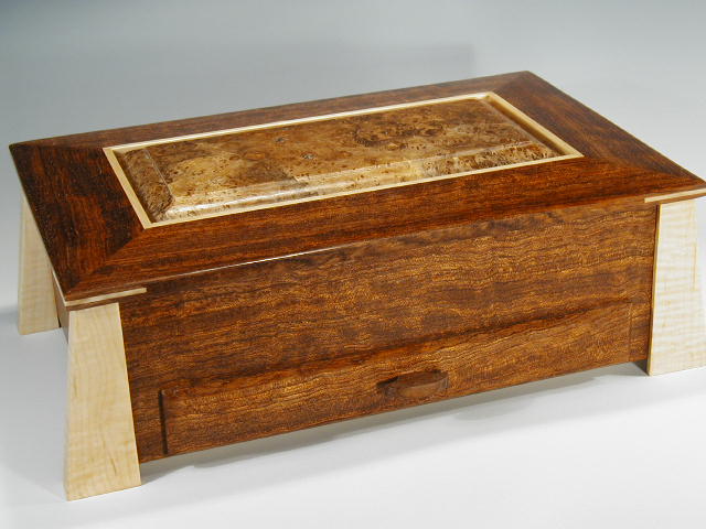 A Unique Jewelry Box Handmade of Exotic Woods Makes the ...